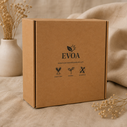 Pack Regalo EVOA – Crema Corporal + Elixir Facial + Vela Aromática