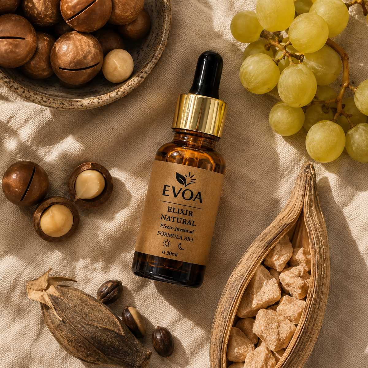 Elixir facial nutritivo de macadamia y baobab